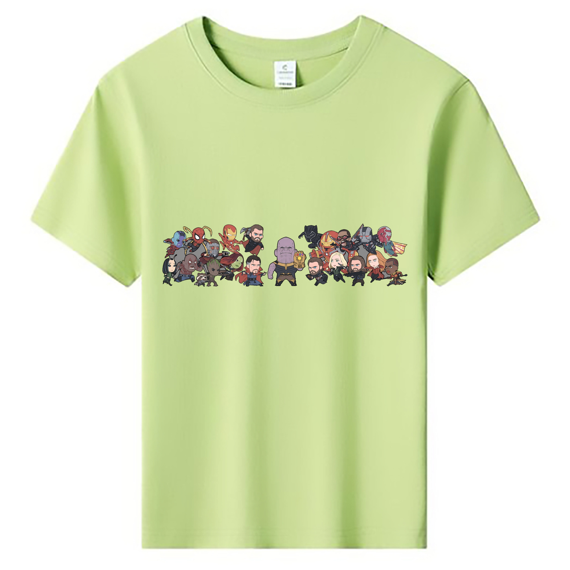 （画像用） アベンジャーズ The Avengers 綿100％キッズTシャツ（フロントプリント）